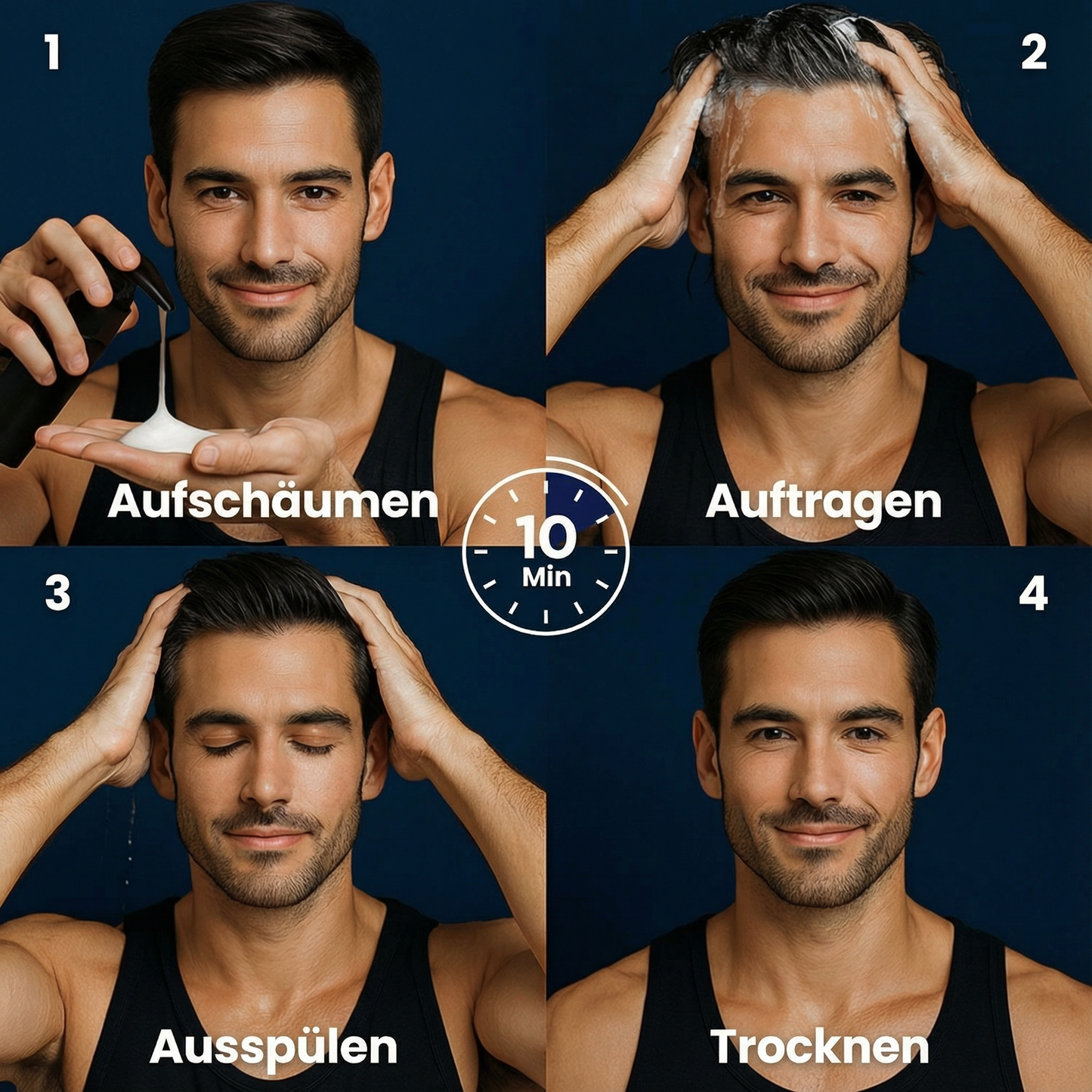 Sofort-Farbshampoo für Männer